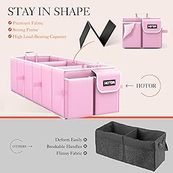 HOTOR Trunk Organizer, Sturdy Foldable with Cooler