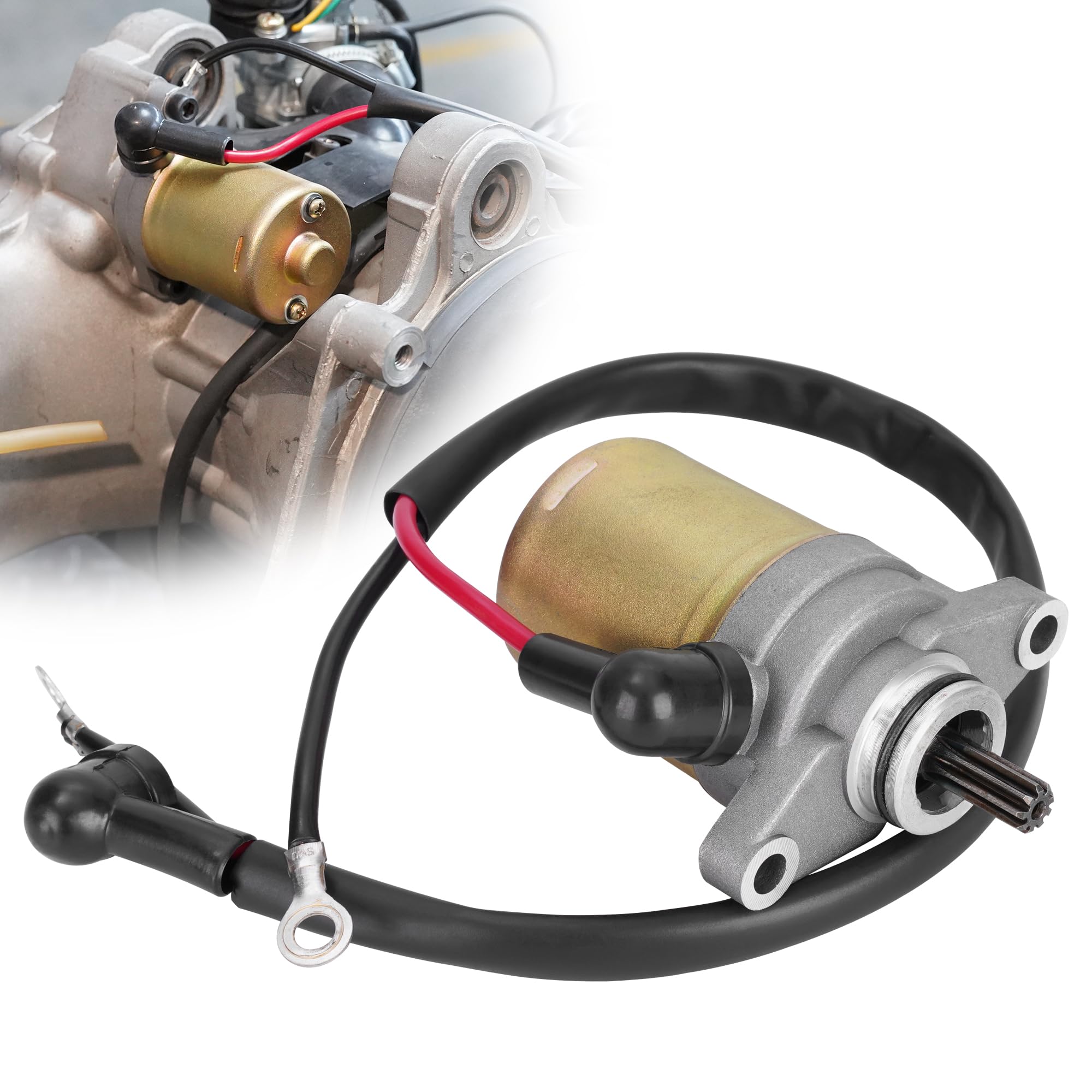 Photo 1 of Starter Motor Compatible with Predator Sportsman Scramber 90 Outlaw 50 ATV, Replace Starter OEM Part # 0451692