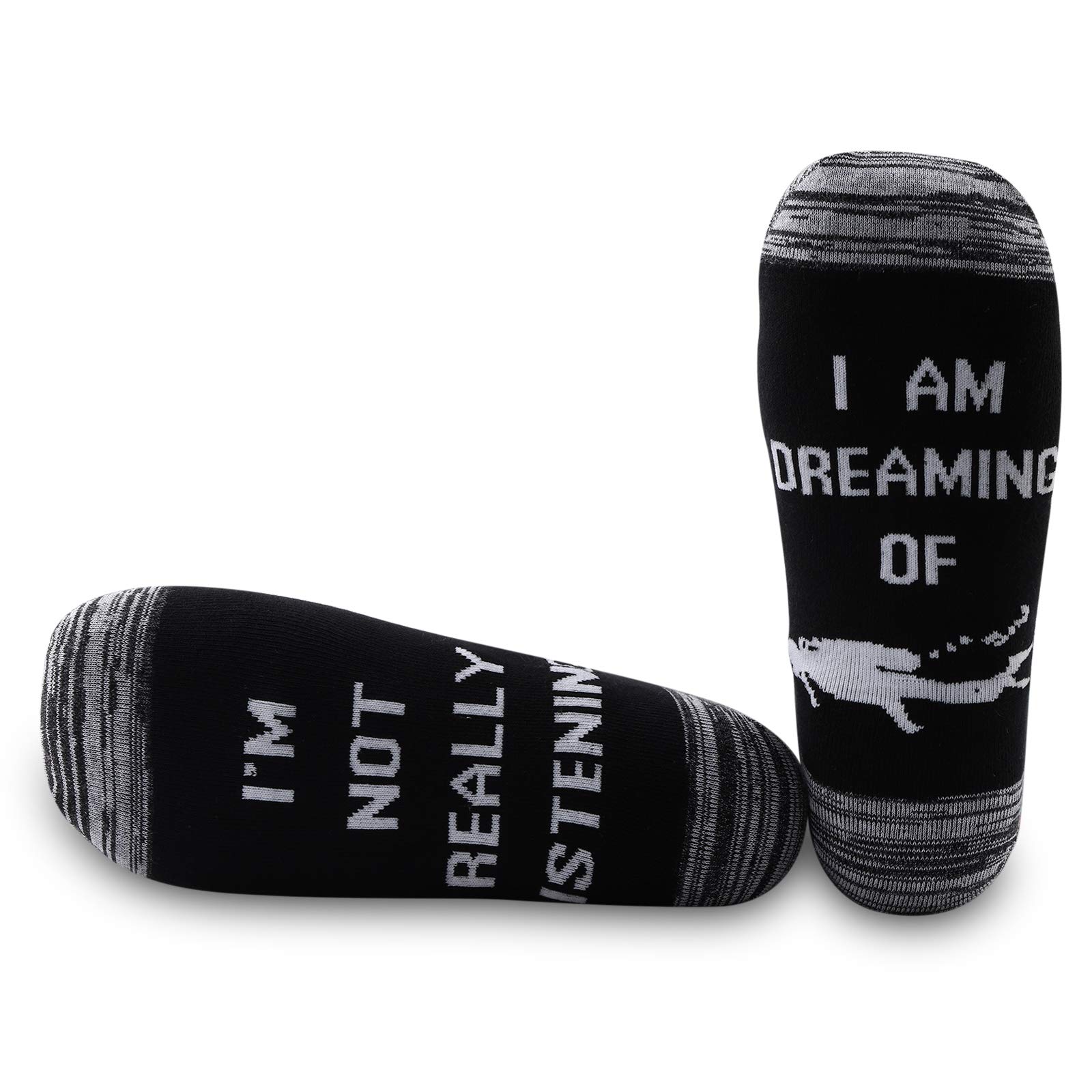 PYOUL 1 Pair Scuba Diver Gift I’m Not Really Listening I Am Dreaming Of Diving Socks Scuba Diving gift (Dreaming Of Diving 1 Pair)