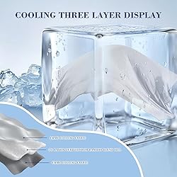 EMME Cooling Comforter King Size, Double Sided Cold