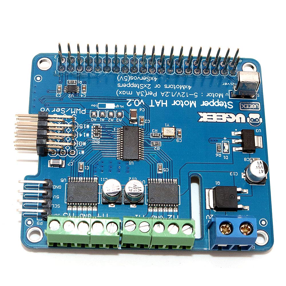 DollaTek Rasberry Pi 3 Stepper Motor HAT Full Function Robot Expansion Board For Raspberry Pi 3,Pi 2,B+,Zero