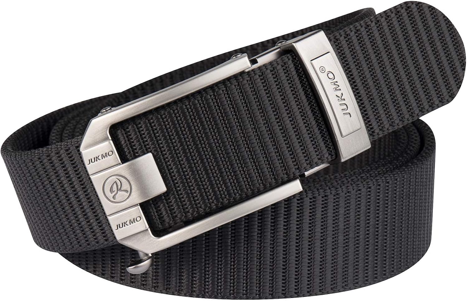 JUKMO Ratchet Belt for Men, Nylon Web Tactical Gun Belt with Automatic