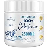 Zdoroviye Liposomal Bovine Colostrum Powder Supplement 2500 mg, Higher Absorption Than Regular Bovine Colostrum (60 Servings)