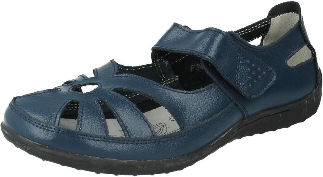 Ladies Down To Earth Shoes F3095 Navy Size 8 UK Amazon.co.uk Shoes & Bags