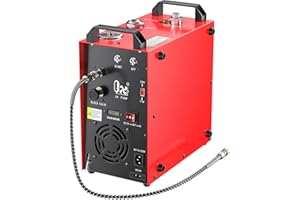 GX PUMP GX-E-CS4-I Portable PCP Air Compressor, 350W Powerful Motor,Max 5800Psi/40Mpa, Built-in Home Converter, Water and Fans Cooling, 5 Hours Continous Work, 12V Auto Stop Paintball Air Compressor
