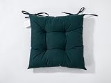 HAMO Outdoor Garden Chair Cushions Set of 4, 40x40 cm, Dark Green view 7