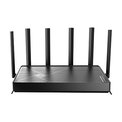 TP-Link Tri-Band BE9700 WiFi 7 Router (Archer BE600) – 10G Port, 2.5G Port, 3× 2.5G LAN, 320MHz Channel, Covers up to 2,600 sq. ft., 120 Devices, VPN, HomeShield Security