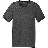 Joe's USA Men's Soft 5.4-oz 100% Cotton Ringer T-Shirts in Adult Sizes: S-4XL