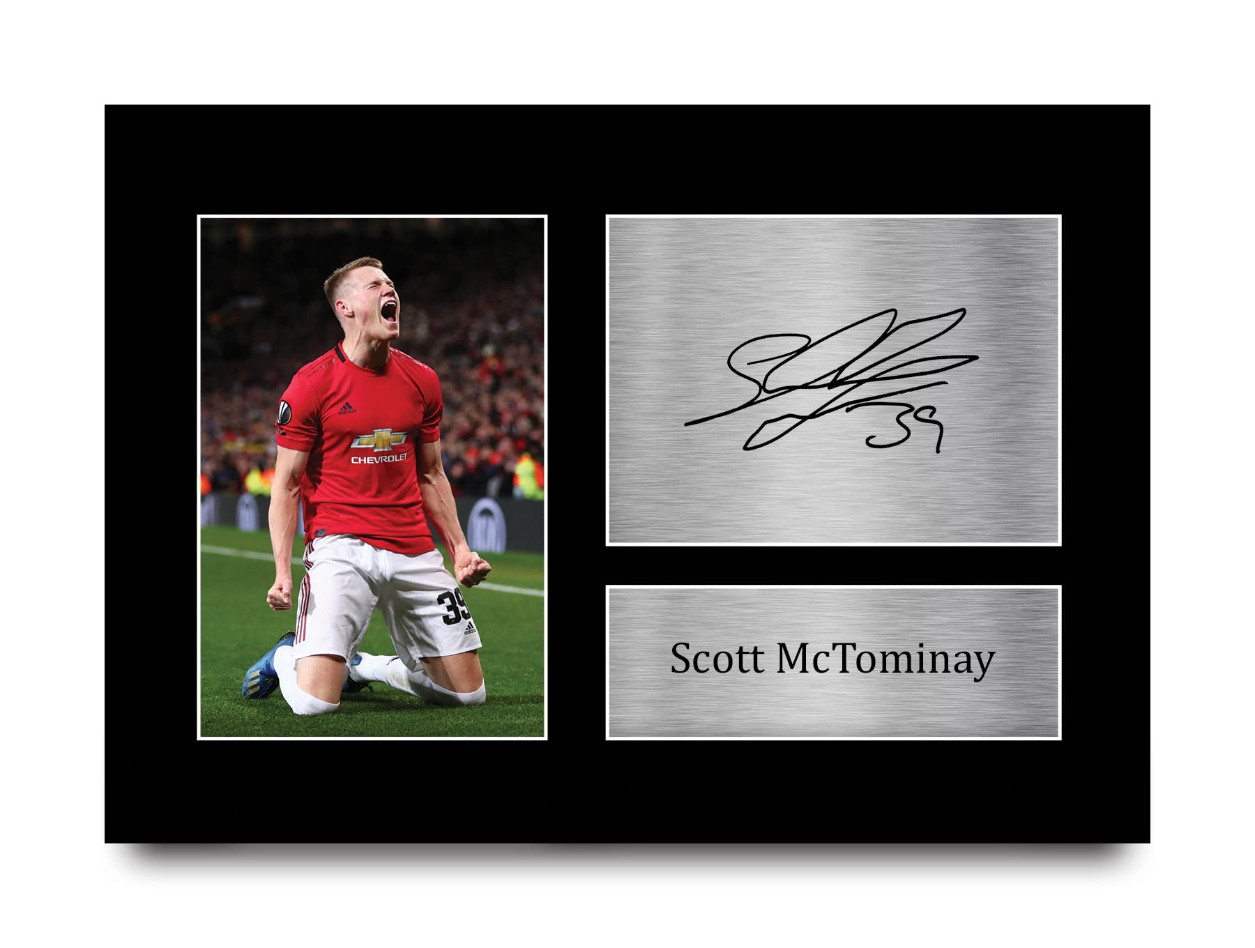 HWC Trading A4 Scott McTominay Presents Printed Signed Autograph Picture for Fans and Supporters - A4