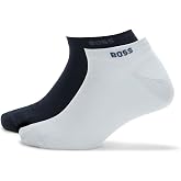BOSS Men's 2-pack Solid Cotton Ankle Socks