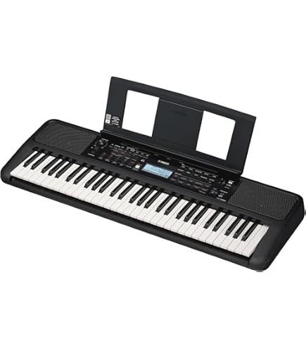 Yamaha PSR-E283 Teclado portátil para iniciantes, com 410 vozes de