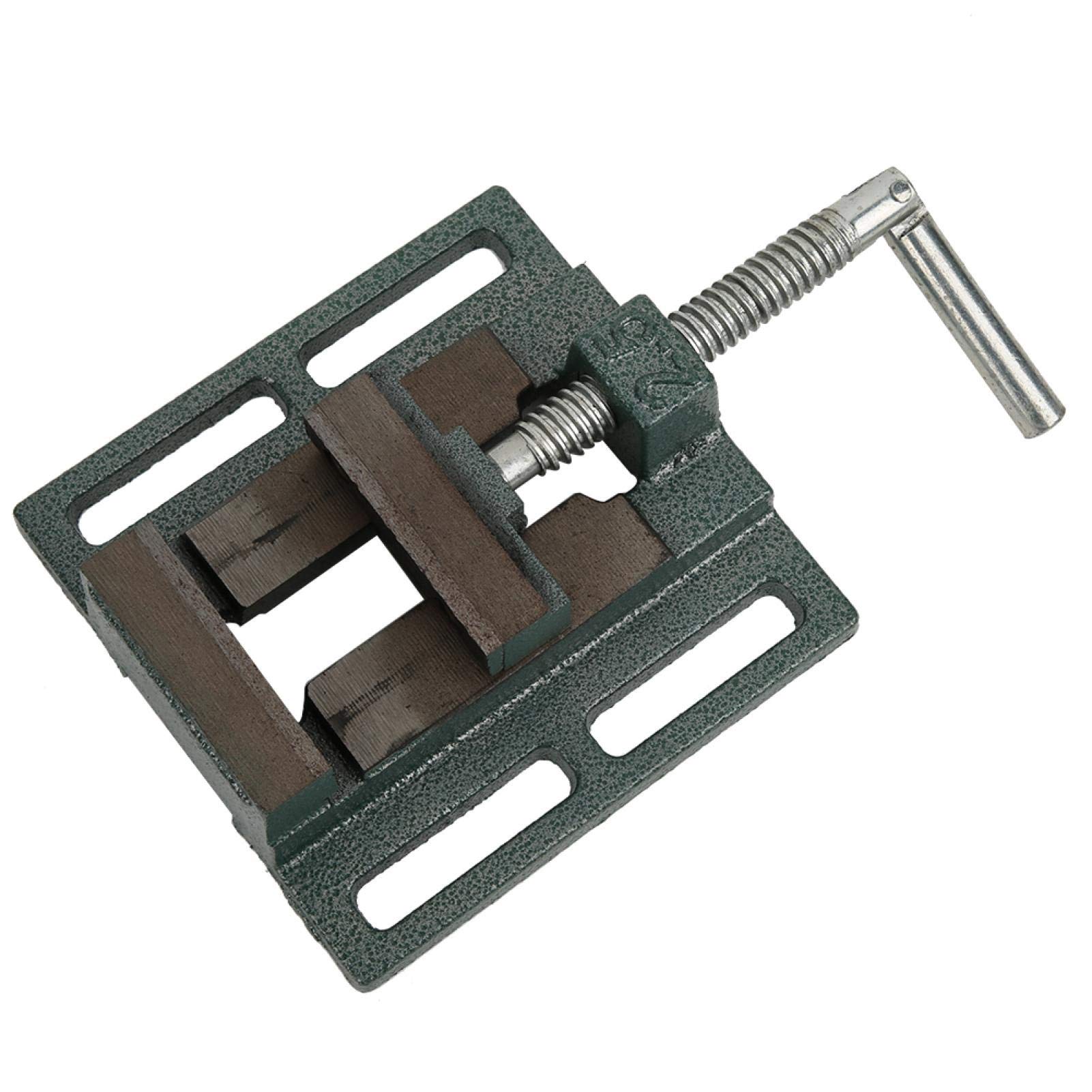 Kuuleyn Machine Vice for Drill Press, Lock Down Vise, High Accuracy Milling Clamping Drilling Machine Bench Clamp Tools 2.5in 133 x 131 x 42.7mm