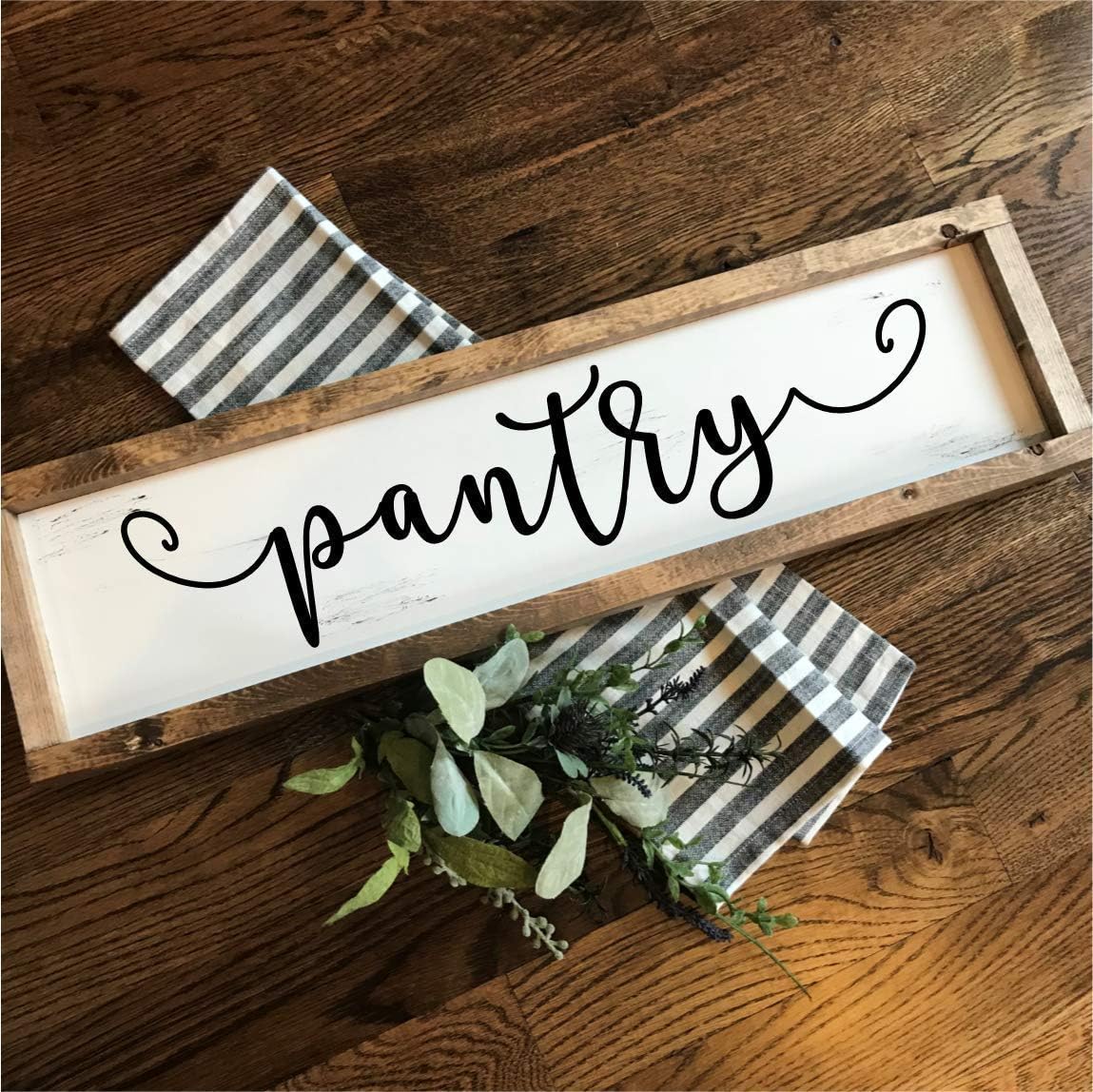 Pantry | Hand-painted Over-sized Wooden Sign | Modern Farmhouse Style | Fixer Upper inspired home decor