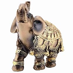 Mrisata Lucky Feng Shui Golden Elephant Wealth