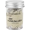 Stampendous Glass Glitter 1.43 Ounces-Silver