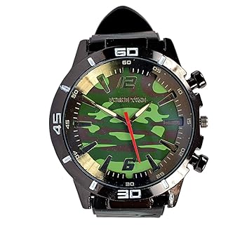 Tiipro Force Time Chronograph Analog Mens Watch- Green