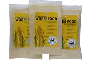 GENERIC Worm Basics Cornmeal Worm Food w/Azomite Trace Minerals by The Worm Ferm (3lbs)