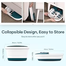 Collapsible Foot Spa Bath Massager with