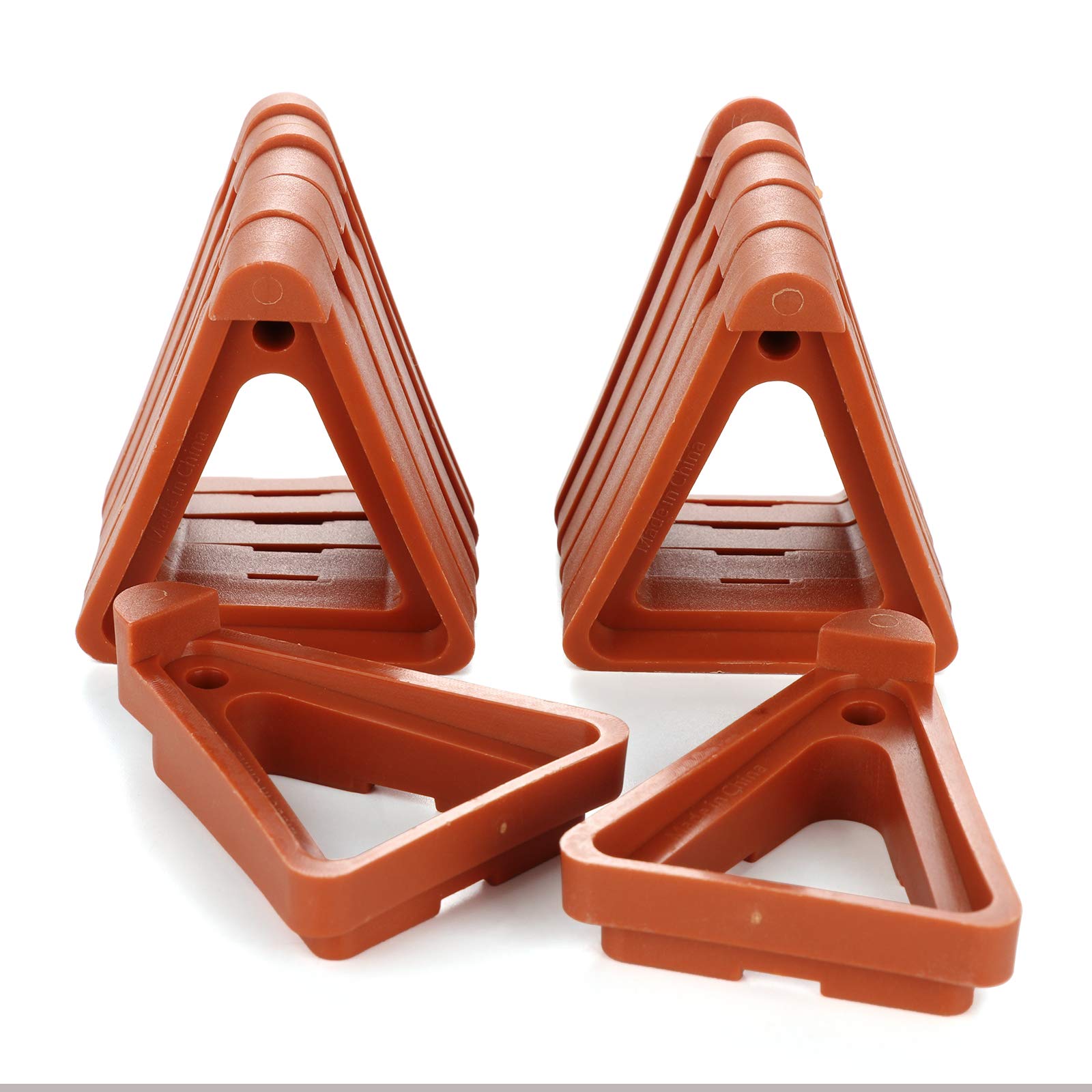 SJDWDX 24pcs Plant Pot Feet - Triangle Flower Pot Rack Holder Pot Toes - Non Slip Ventilation Breathable and Anti-rot Root Invisible Flower Pot Risers for Indoor Outdoor Gardening Plant Container