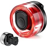 Magicshine VIVEE 50 Bike Taillight 360&deg; with Brake Sensor FTR LightSync | Removable Rechargeable Battery, Auto On/Off, Magnetic Mount Rear Lights, IPX6 Waterproof Bicycle Light for Road Cycling