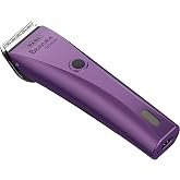 Wahl Professional Animal Bravura Lithium Ion Clipper, 41870-0423, Purple | Professional-Grade Pet Clippers for Grooming, 5-in-1 Fine Adjustable Blade, Perfect for Cats and Small to Medium-Sized Dogs