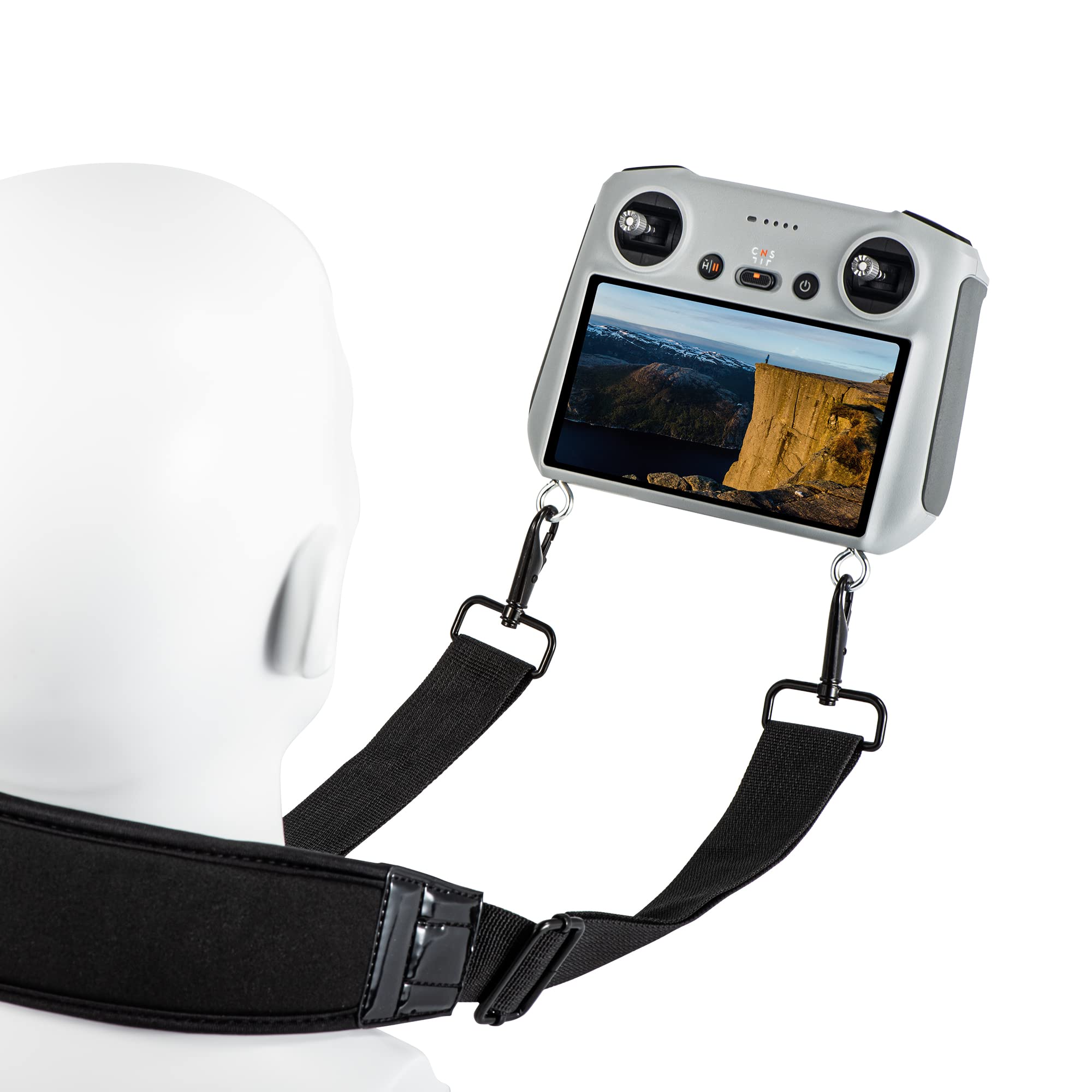 Hensych Lanyard Neck Strap Holder for D-J-I Mini 3 Pro Remote Control with Smart Screen,Remote Controller Hanging Strap with Screws and Storage Bag for Mini 3 Pro