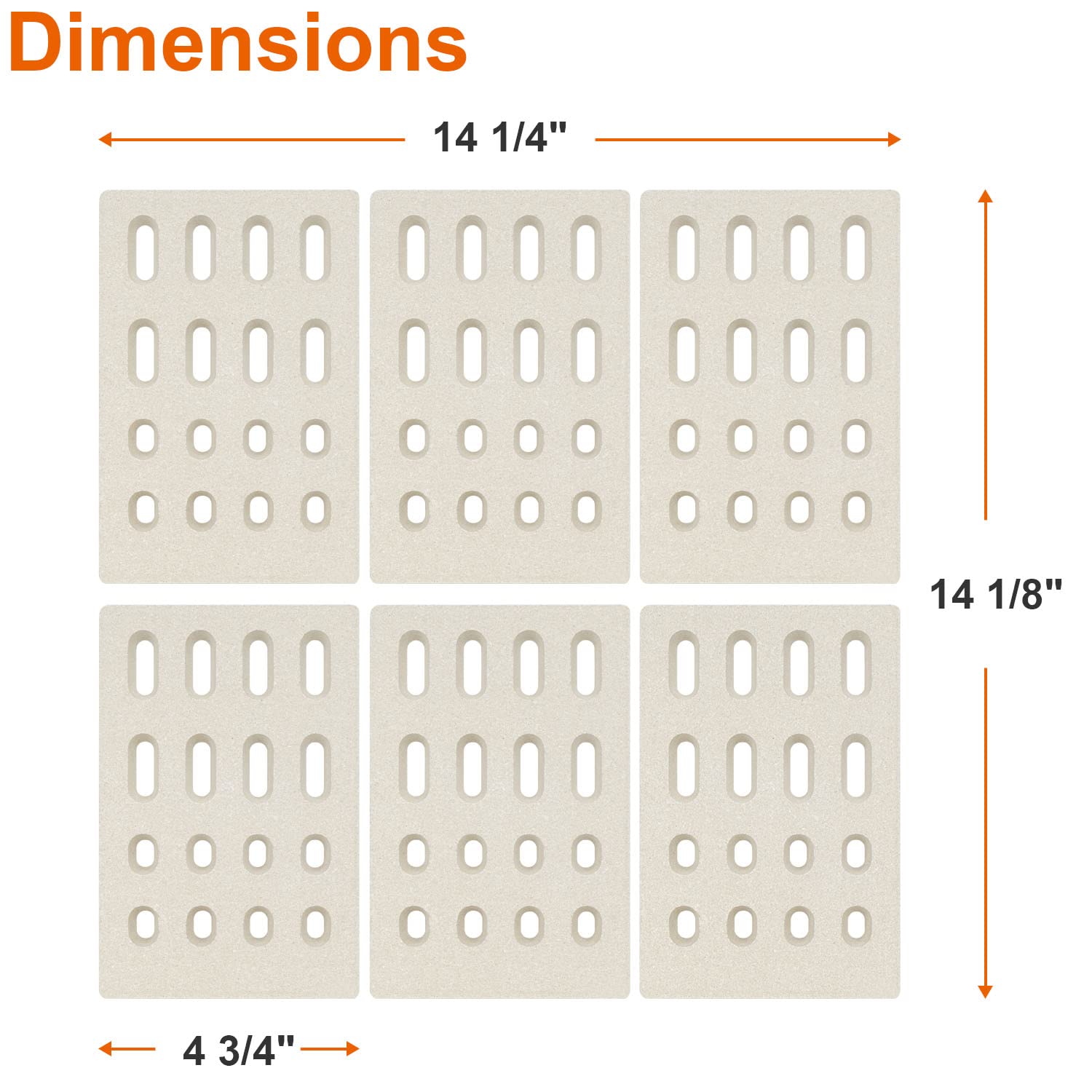 Mua 6Pack Ceramic Flame Tamer for Grand Turbo Grills, Ceramic