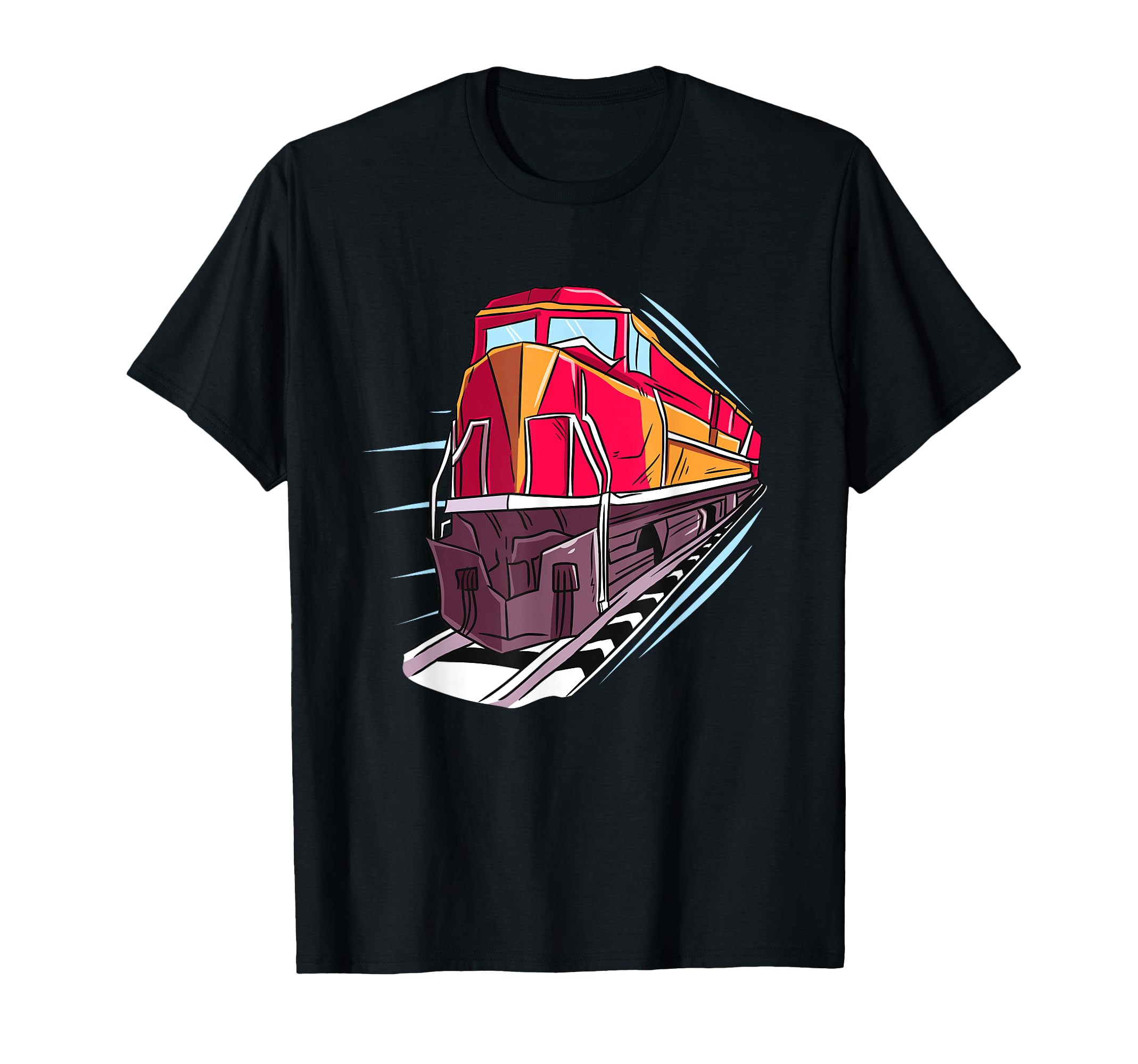 Passenger Train - Freight Train- Model Train Gift -Railfan T-Shirt