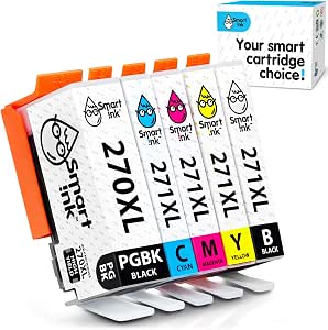 E-Z Ink TM Compatible Ink Cartridge Replacement For Canon PGI-270XL CLI-271XL PGI 270 XL CLI 271 Xl To Use With Pixma E-Z Ink TM Compatible Ink Cartridge Replacement For Canon PGI-270XL CLI-271XL PGI 270 XL CLI 271 Xl To Use With Pixma