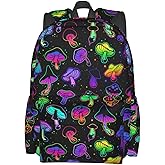 Gothic Mushroom Backpack Bookbag Laptop Backpacks Multipurpose Daypack for Boys Girls School Men Women Travel Hiking