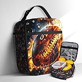 American Football Lunch Bag Kids Insulated Football Lunch Box for Boys Girls Kids Teens School Work Office Travel Picnic Hiking Beach Reusable Waterproof Leakproof Portable Fits Most Bento Boxes