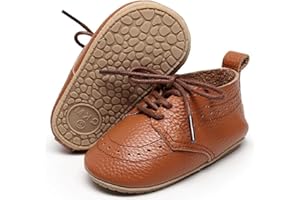Greceen Infant Baby Boys Girls Leather Loafers Comfort Oxford Dress Wedding Shoes First Walker Outdoor Shoes Crib Shoes