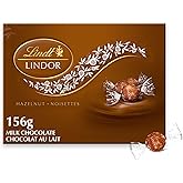 Lindt LINDOR Hazelnut Milk Chocolate Truffles Box 156g