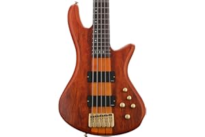 Schecter Stiletto Studio 5 Bass Guitar - Honey Satin