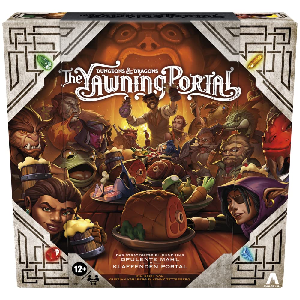 Dungeons & Dragons: The Yawning Portal, The Gaping Portal, D&D Strategy Board Game for 1-4 Players, Ages 12 and Up