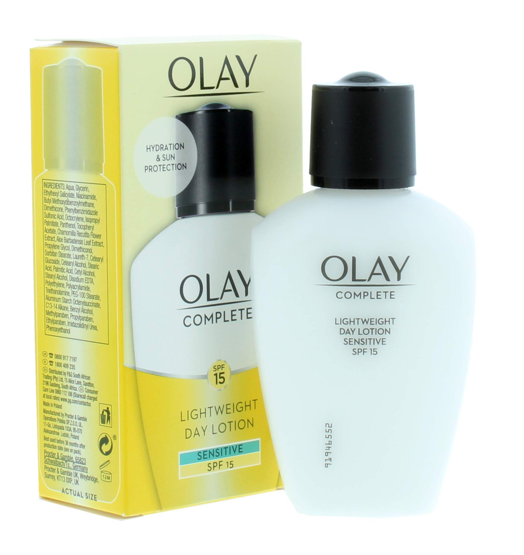 olay sensitive lotion