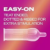 Durex Pleasure Me Condom 40 Pack Ribbed Dotted with Silicone Lube Regular view 4