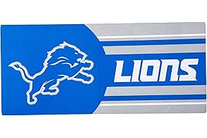 Team Sports America NFL Detroit Lions Sassafras Switch Mat Inserts, Interchangeable Front Door Mat Outdoor Entrance, Indoor Door Mats for Entryway, 22 x 10 Inches Sassafras Doormat Inserts