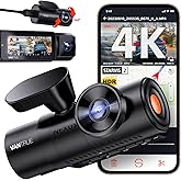 Vantrue N4 Pro 4K 3 Channel Dash Cam, STARVIS 2 IMX678 x PlatePix™ x HDR Night Vision, 4K+1080P+1080P Front Inside and Rear D