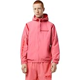 Lacoste Men's Recycled Polyamide Short Track Jacket, Reseda Pink, Medium