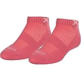 Odd Sox - Basix Heather Athletic Ankle Socks - Performance Comfort Cotton Cushioned Breathable Arch Support - Unisex Sizing