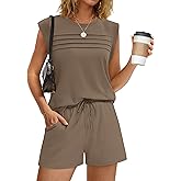 WIHOLL Two Piece Sets for Women Trendy Short Sets Beach Vacation Clothes Airport Travel Cruise Summer Outfits