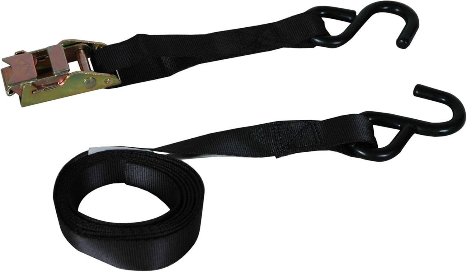 Highland 1152201 Black 6' Surelok Cambuckle Tie Down with