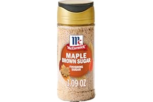 McCormick Finishing Sugar, Maple Brown Sugar, Limited Edition, Classic Flavor Pairing of Maple with Rich Brown Sugar, For Coffee, Cookies & More, 3.09 oz