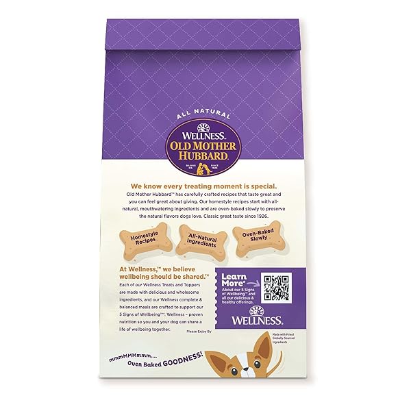 OLD MOTHER HUBBARD CLASSIC CRUNCHY NATURAL DOG TREATS, P-NUTTIER MINI BISCUITS, 20-OUNCE BAG