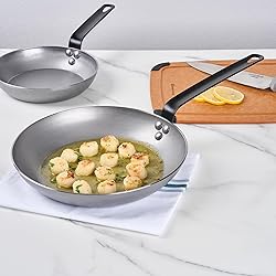 Restaurantware Met Lux 11 Inch Fry Pans, 6 No-Stick