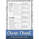 Chore Chart Journal: For Adults & Teens | Daily, Weekly, Monthly Housework and Cleaning Schedule Checklist & Planner