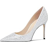 Women's High Heel Pumps Elegant Stiletto Heels with Cushioned Insole for Party and Office Comfortable Slip-On Design Ideal for Formal and Casual Occasions