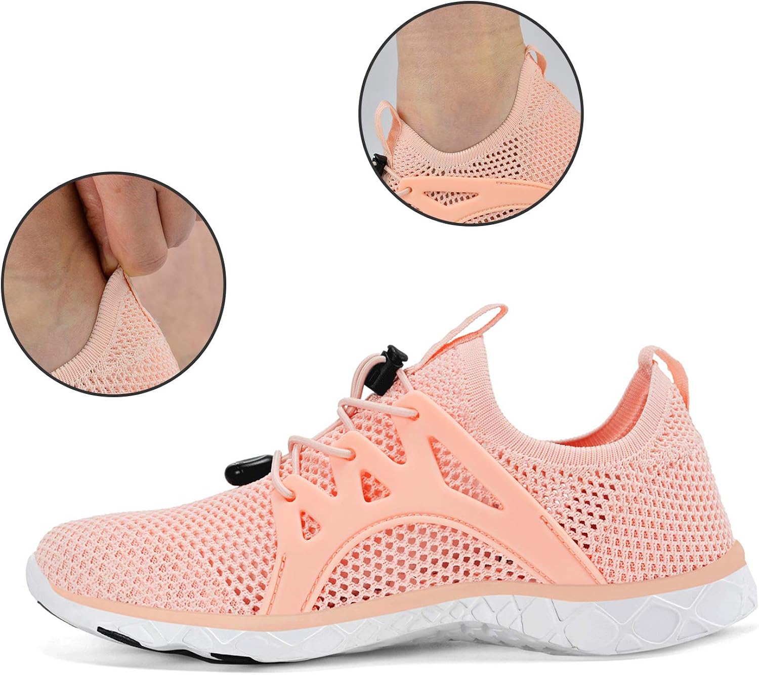 Feetmat Women's Water Shoes Quick Drying Aqua for Water Sports Slip on Walking Shoes: Shoes