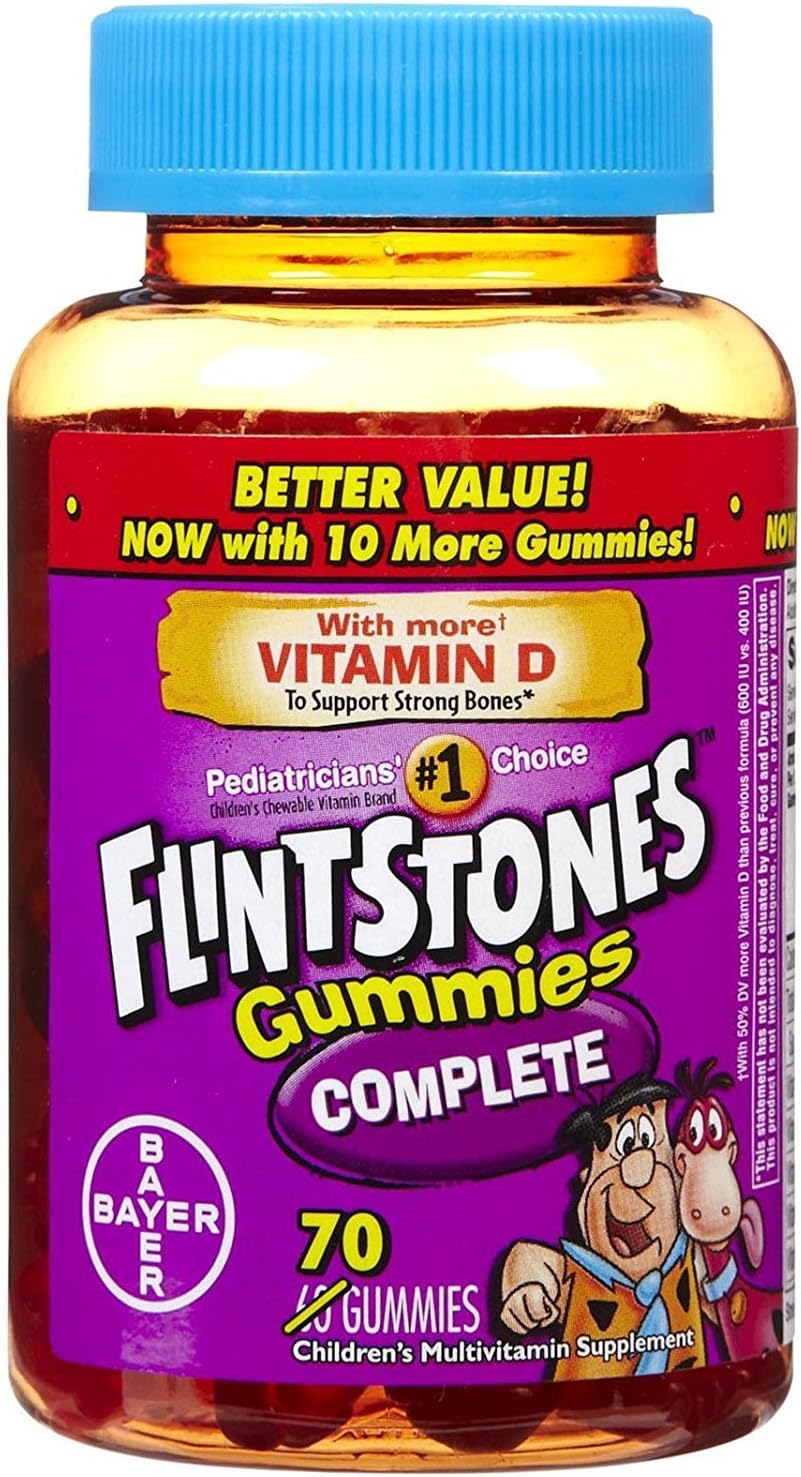 Flintstones Gummies, Complete, 70 gummies (Pack of 3